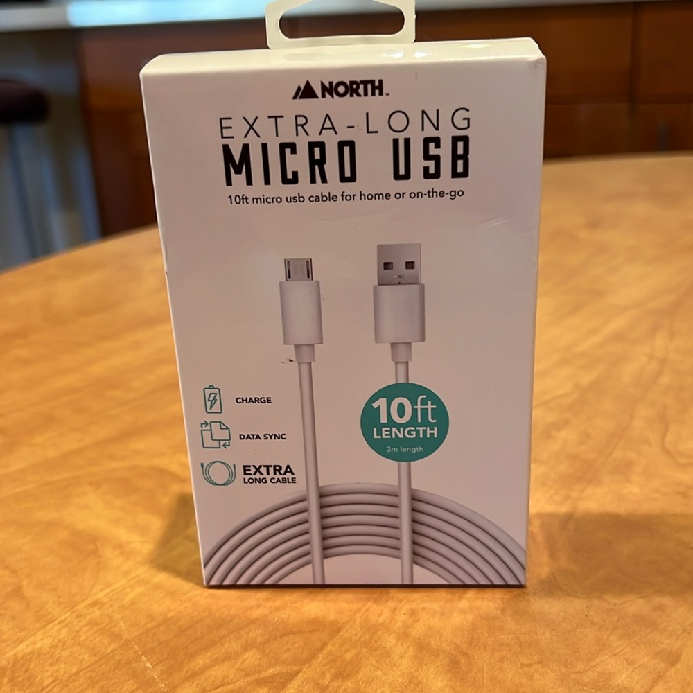 Micro USB extra long cable